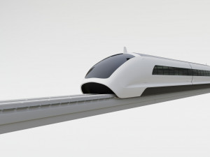 White train 3Dモデル