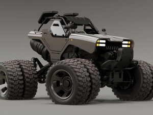 Monster Truck 3D Model