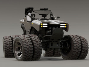 Monster Truck 3D Model