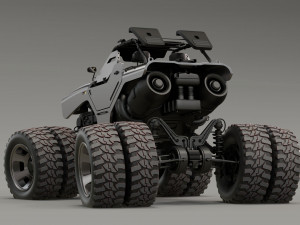 Monster Truck 3D Model
