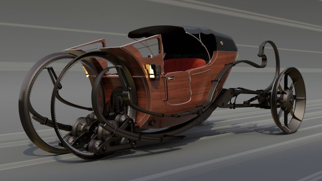 Carriage Modelo 3D .c4d .max .obj .3ds .fbx .stl .blend 