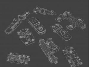 Fasteners Modello 3D