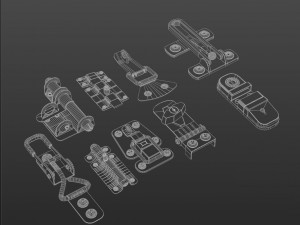 Fasteners Modello 3D