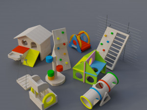Houses for rodents 3Dモデル