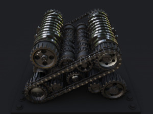 Schrader mechanism 3Dモデル