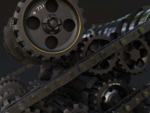 Schrader mechanism 3Dモデル