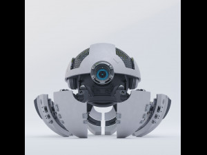 Spider Robot Model 3D