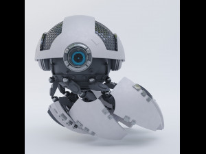 Spider Robot Model 3D