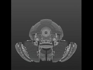 Spider Robot Model 3D