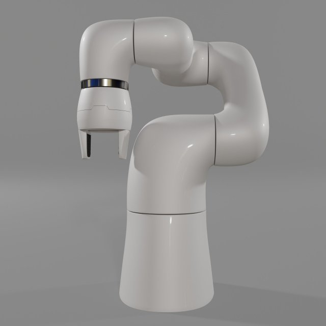 Manipulator White 3D-Modell .c4d .max .obj .3ds .fbx .stl .blend 