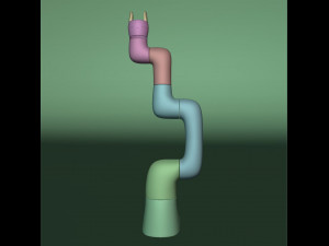 Manipulator White 3D-Modell
