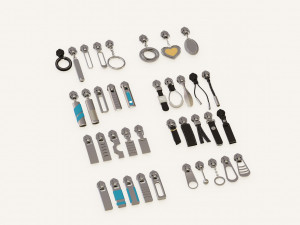 Zipper slider 3D 모델