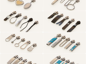 Zipper slider 3D 모델