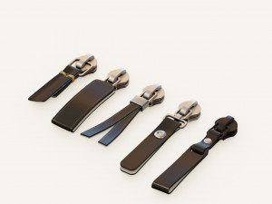 Zipper slider 3D 모델