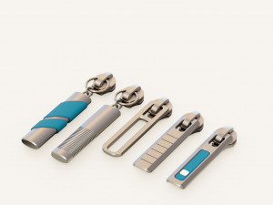 Zipper slider 3D 모델