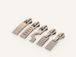Zipper slider 3D 모델