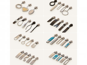 Zipper slider 3D 모델