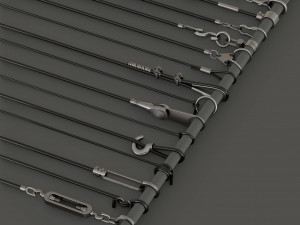 Cable fastenings 3D Model