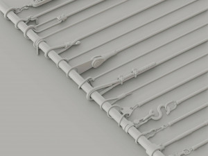 Cable fastenings 3D Model