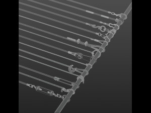 Cable fastenings 3D Model