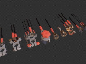 Battery terminals 3Dモデル