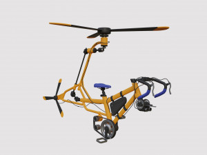 Bicyclecopter Modelo 3D