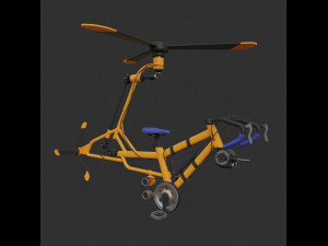 Bicyclecopter Modelo 3D