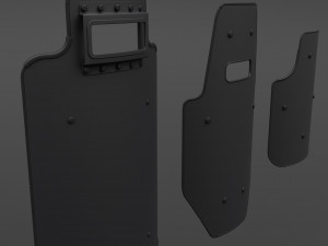 Police Shield 3D Модель