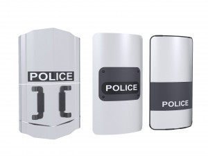 Police Shield 3D Модель