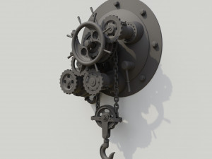 Gears on the whell 3D Model