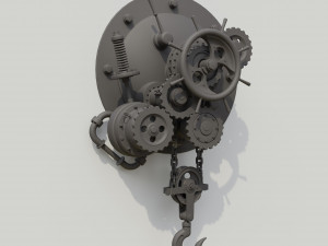 Gears on the whell 3D Model