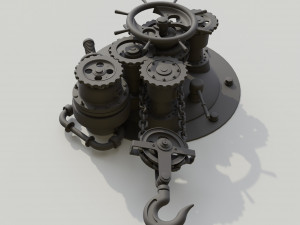 Gears on the whell 3D Model