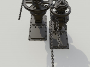 Gears on the wall 3D-Modell
