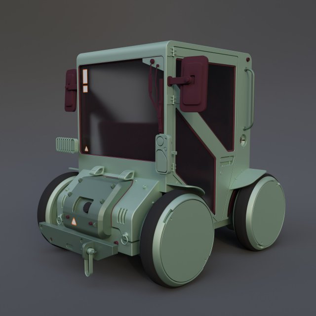 Mini transport Model 3D .c4d .max .obj .3ds .fbx .stl .blend 