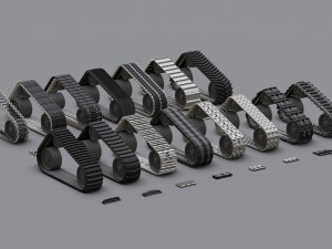 Collection of caterpillars Modelo 3D