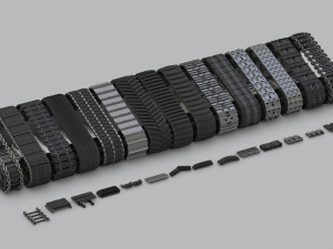 Collection of caterpillars Modelo 3D