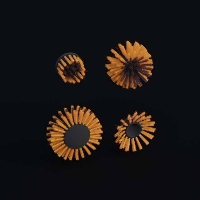 Brushes 3D-Modell .c4d .max .obj .3ds .fbx .stl .blend 