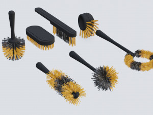 Cleaning brushes 3D Model