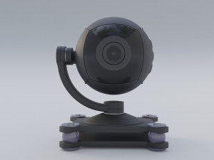 Camera on a tripod 3D Model