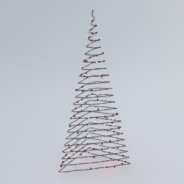 Christmas wires Model 3D .c4d .max .obj .3ds .fbx .stl .blend 
