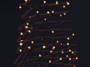 Christmas wires Model 3D