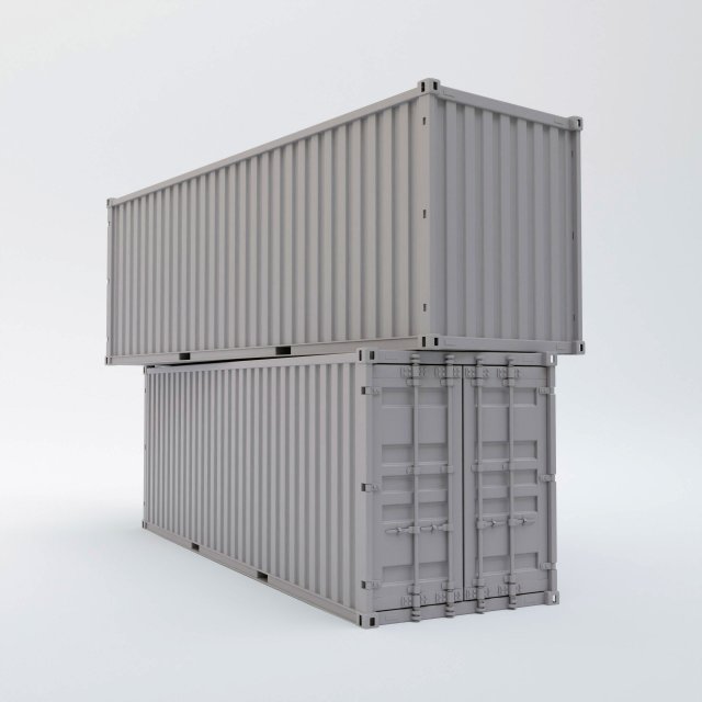 Container 3D Модель .c4d .max .obj .3ds .fbx .stl .blend 