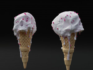 Ice skull 3D-Modell
