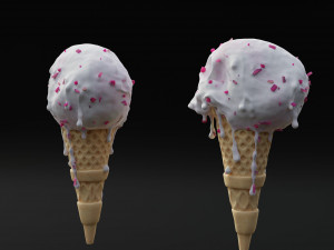 Ice skull 3D-Modell