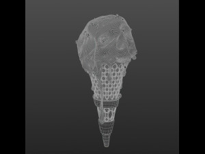 Ice skull 3D-Modell