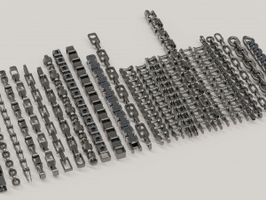 Types of chains 3Dモデル