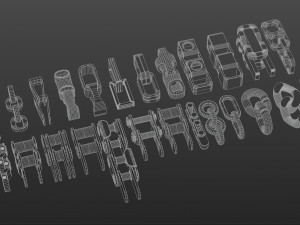 Types of chains 3Dモデル