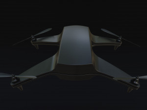 Black Drone Model 3D