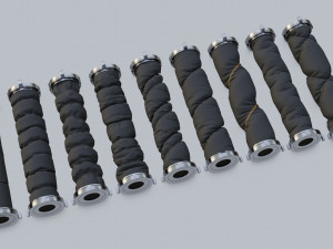 Elements for hoses 3D Модель