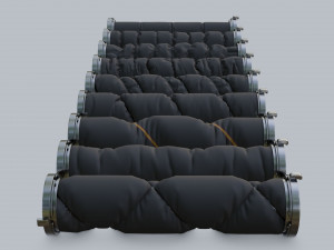 Elements for hoses 3D Модель